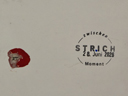 STR.ICH-Stempel auf der Rückseite